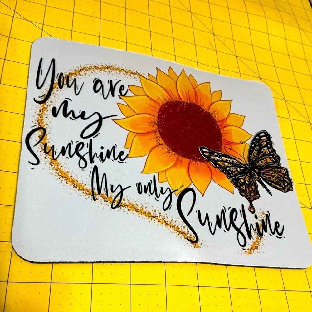 Hand pressed Sublimation Mouse Pad, Brand New!